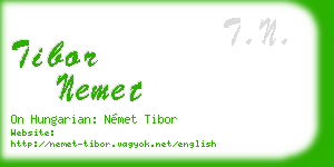 tibor nemet business card